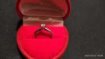 Pierścionek r9 Au 585 1.98g brylant 0.2ct SI2H