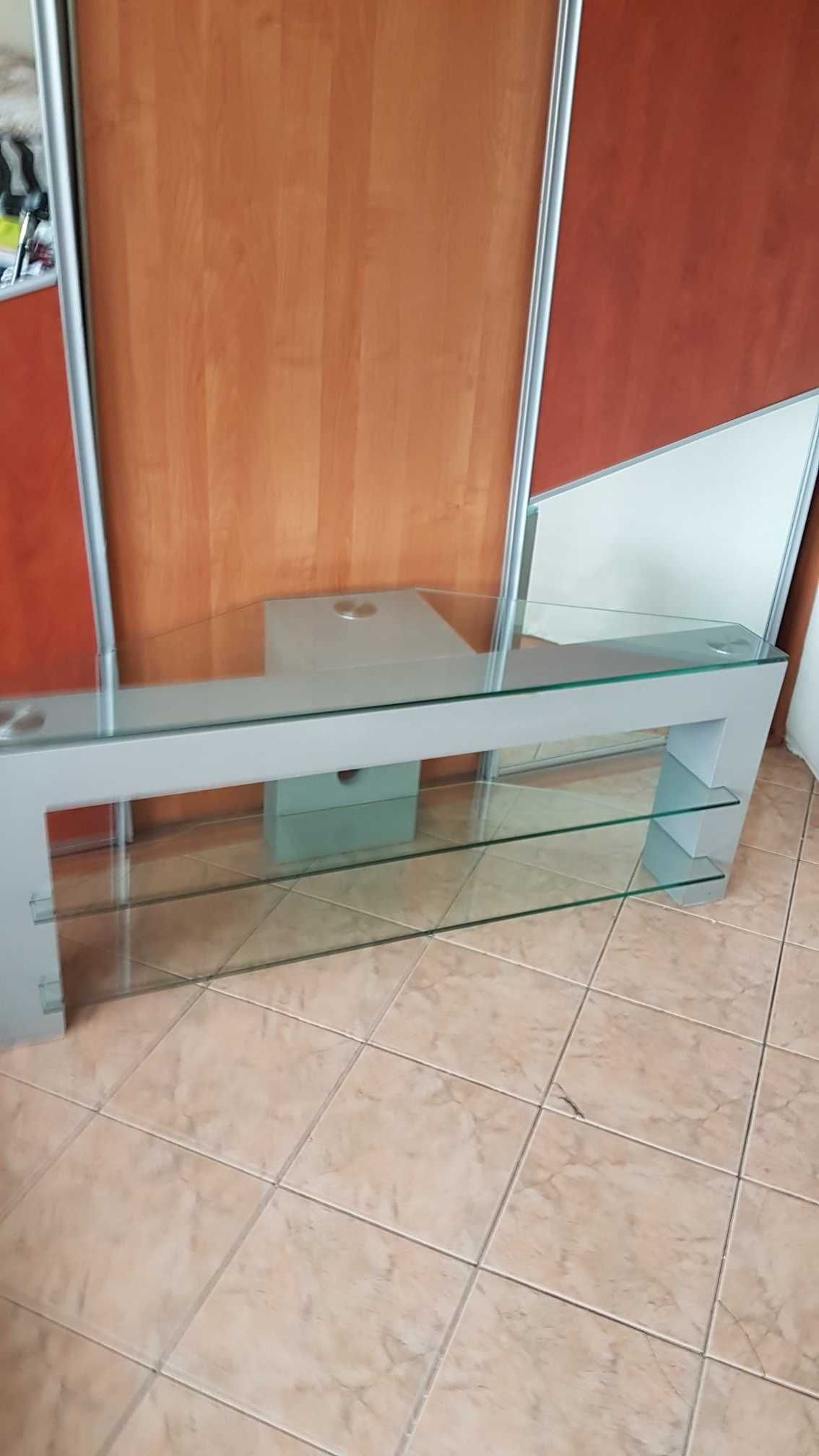 Stolik TV szklany używany