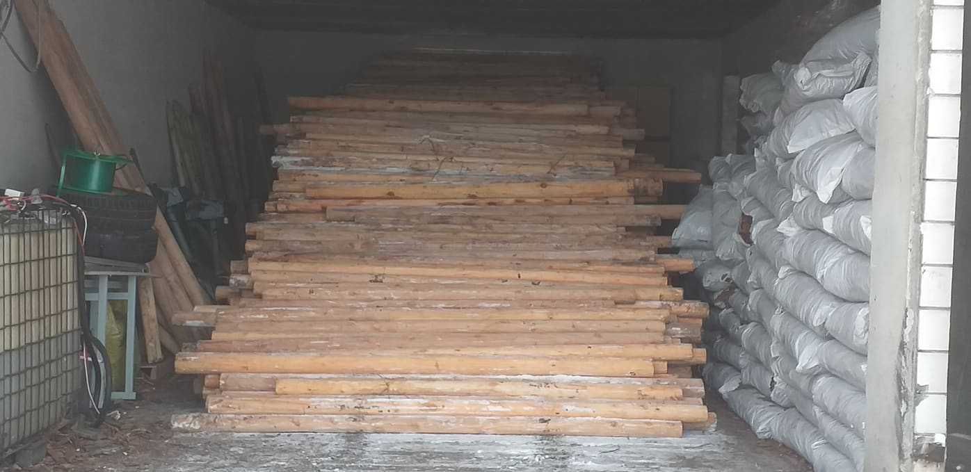 wałki drewniane 8-8,5 cm iglaste 260 cm dlugie