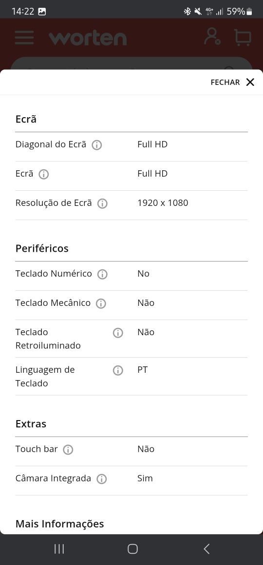 Portátil HP novo