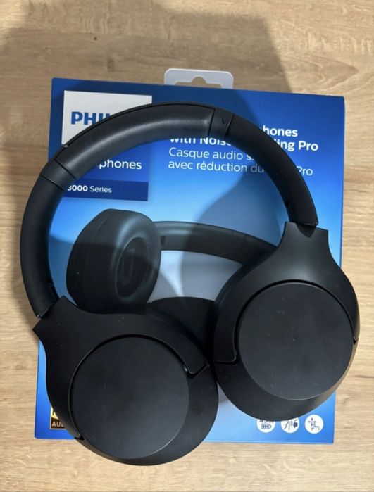Słuchawki nauszne phillips 8000series z anc