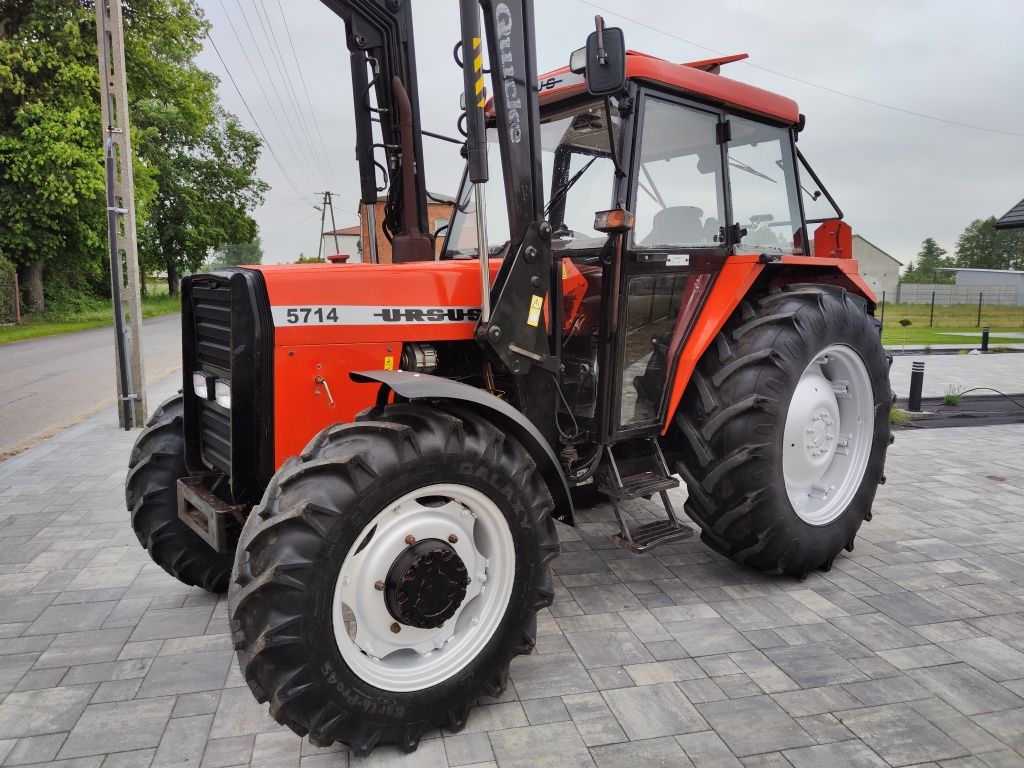 Ursus 5714 z turem Quicke q920 # rok prod.2001 # klima # jak Zetor