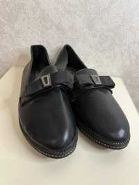 Балетки туфли женские недорого чёрный цвет размеры 37 39 40