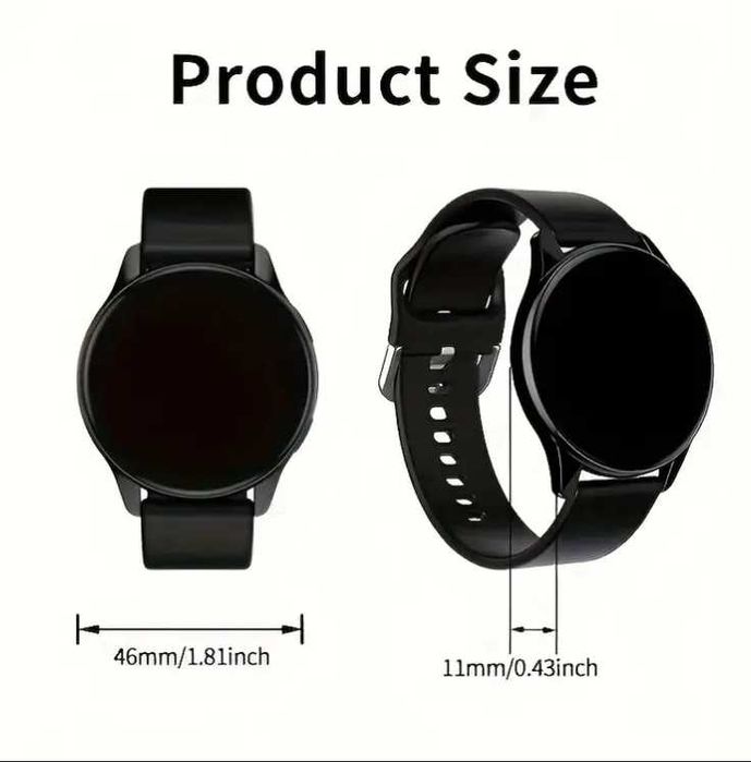 Zegarek inteligentny, bezprzewodowy, sportowy, dla Androida i IPhone.