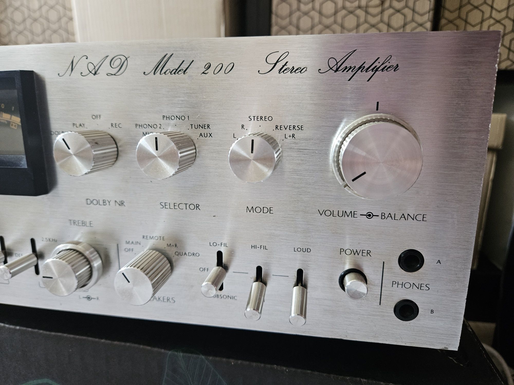 Vintage wzmacniacz NAD model 200 + kolumny CAT 2000 + audio bluetooth