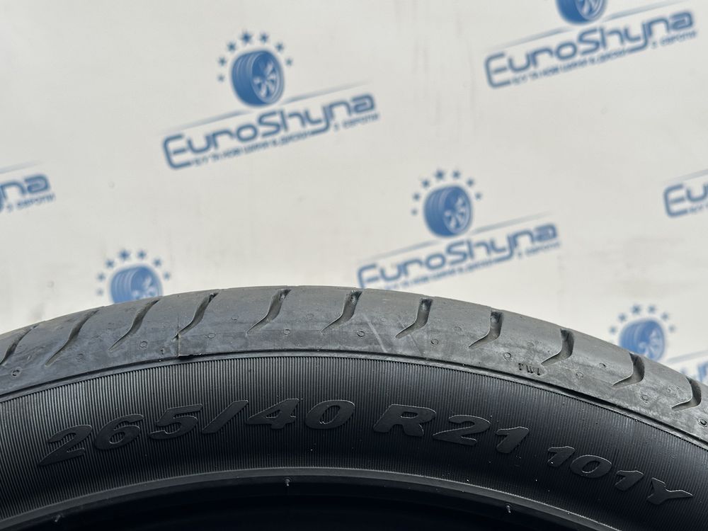 Літні шини пара 265 40 R21 Pirelli PZero 5.6 мм 2022 рік