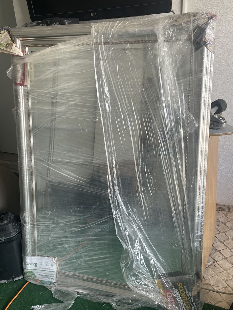 Espelho prateado ikea