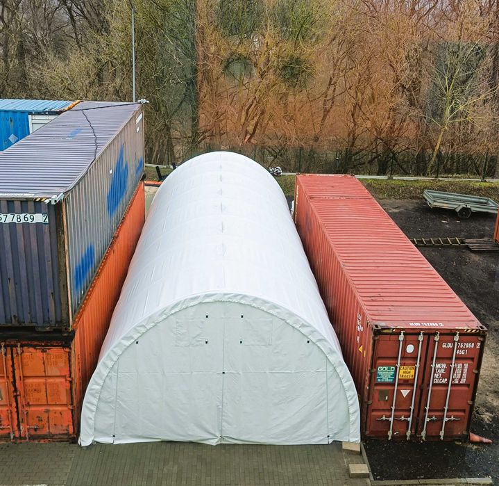 Hala Namiotowa Łukowa 6,1x9,15m. Całoroczna! namiot magazynowy, garaż