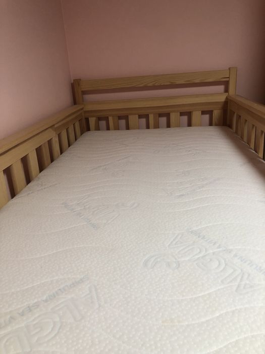 Łóżko piętrowe Lano Meble dwuosobowe z szufladami 90x200