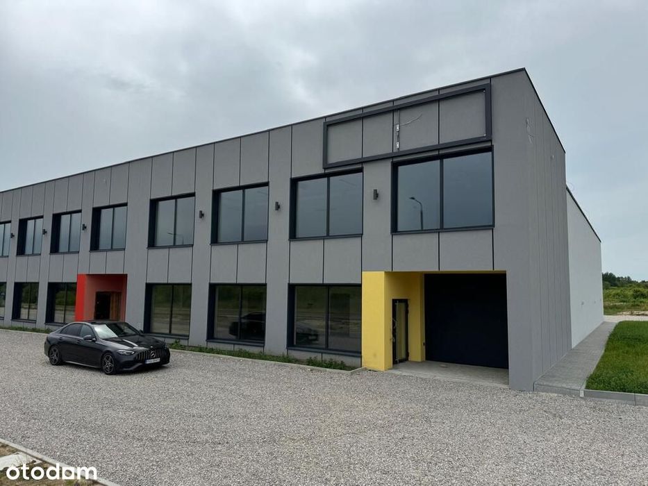 Wynajmę nowoczesną halę z biurem. Końskie - Kornica.