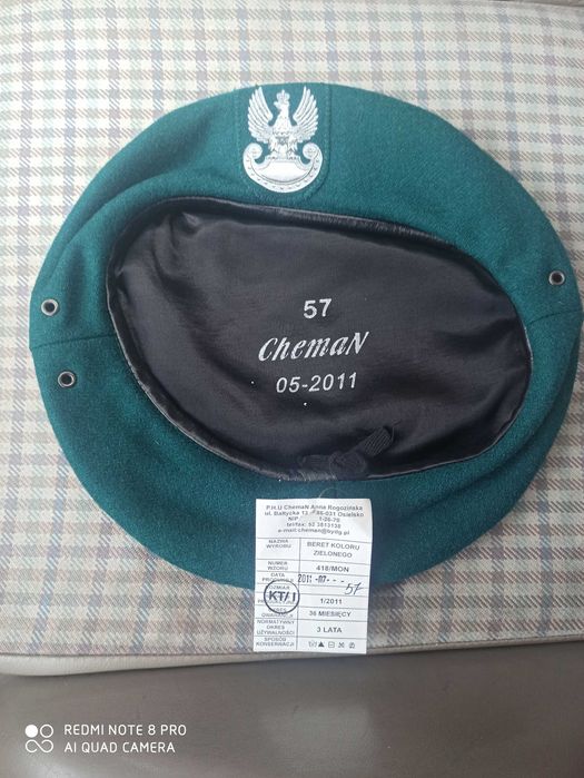 Beret zielony wp
