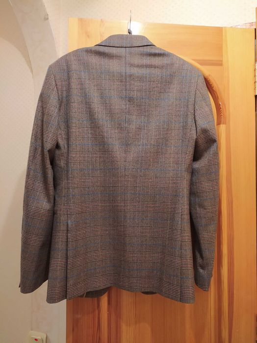 Піджак чоловічий фірма Арбер, напівшерсть, клітинка