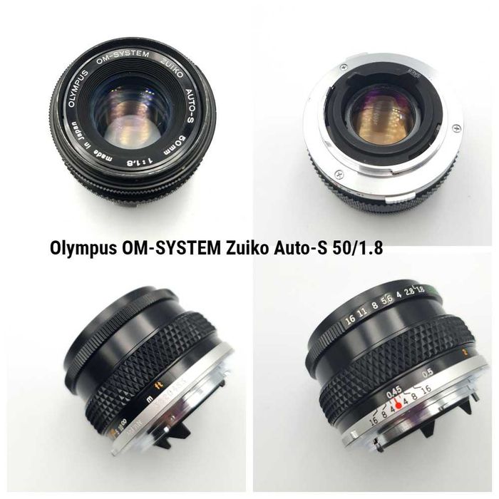 МС Olympus OM-SYSTEM Zuiko Auto-S 50/1.8