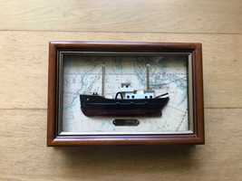 Chaveiro / quadro motivos náuticos (barco Trauler)