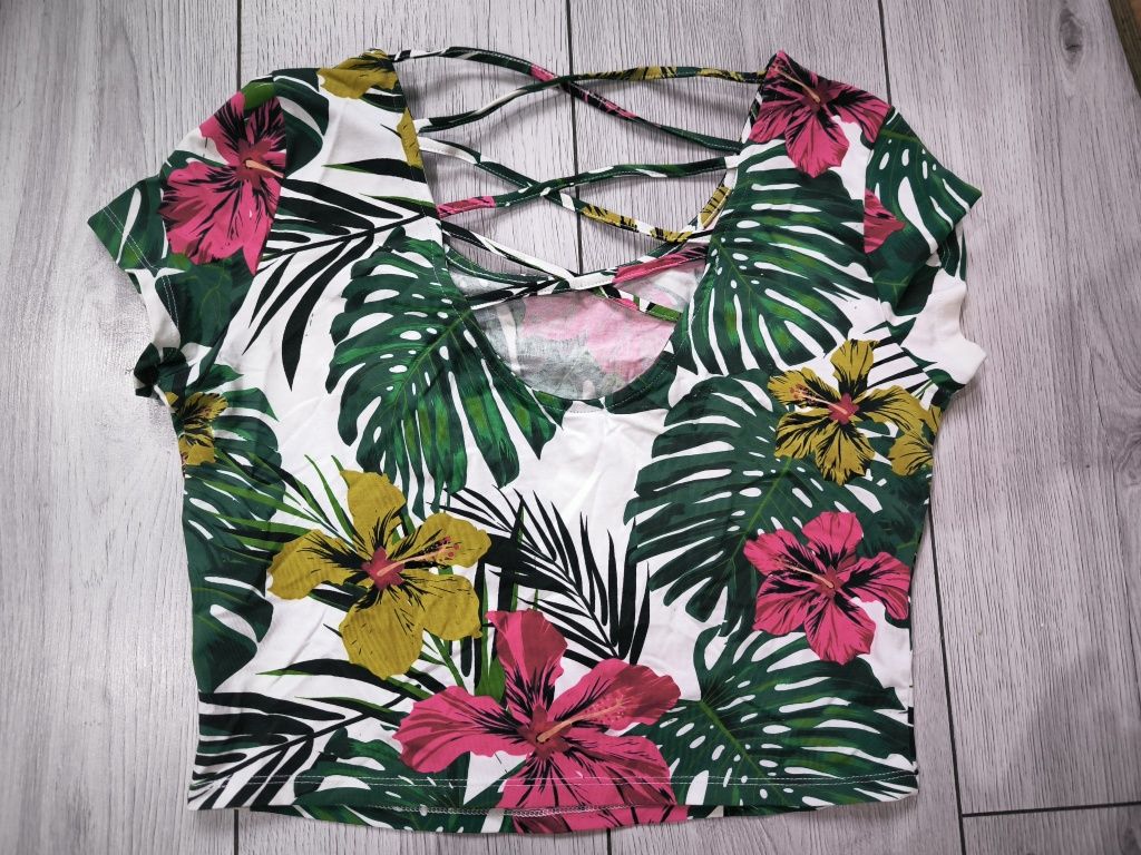 Bluzka koszulka crop top M/L