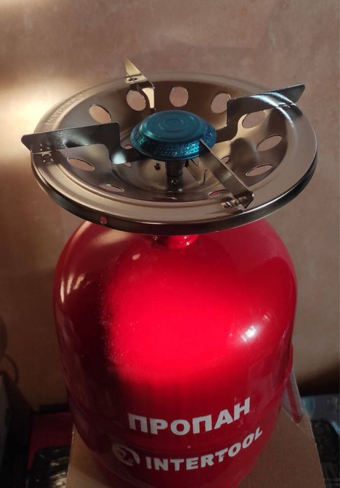 Комплект газовий кемпінговий 8 л. INTERTOOL GS-0008