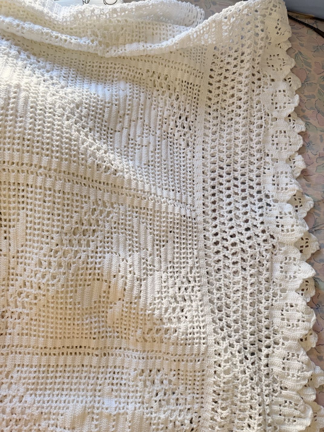 Colcha de renda Artesanal