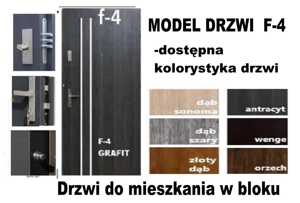 Drzwi zewnętrzne ,drzwi wejściowe z montażem antywłamaniowe