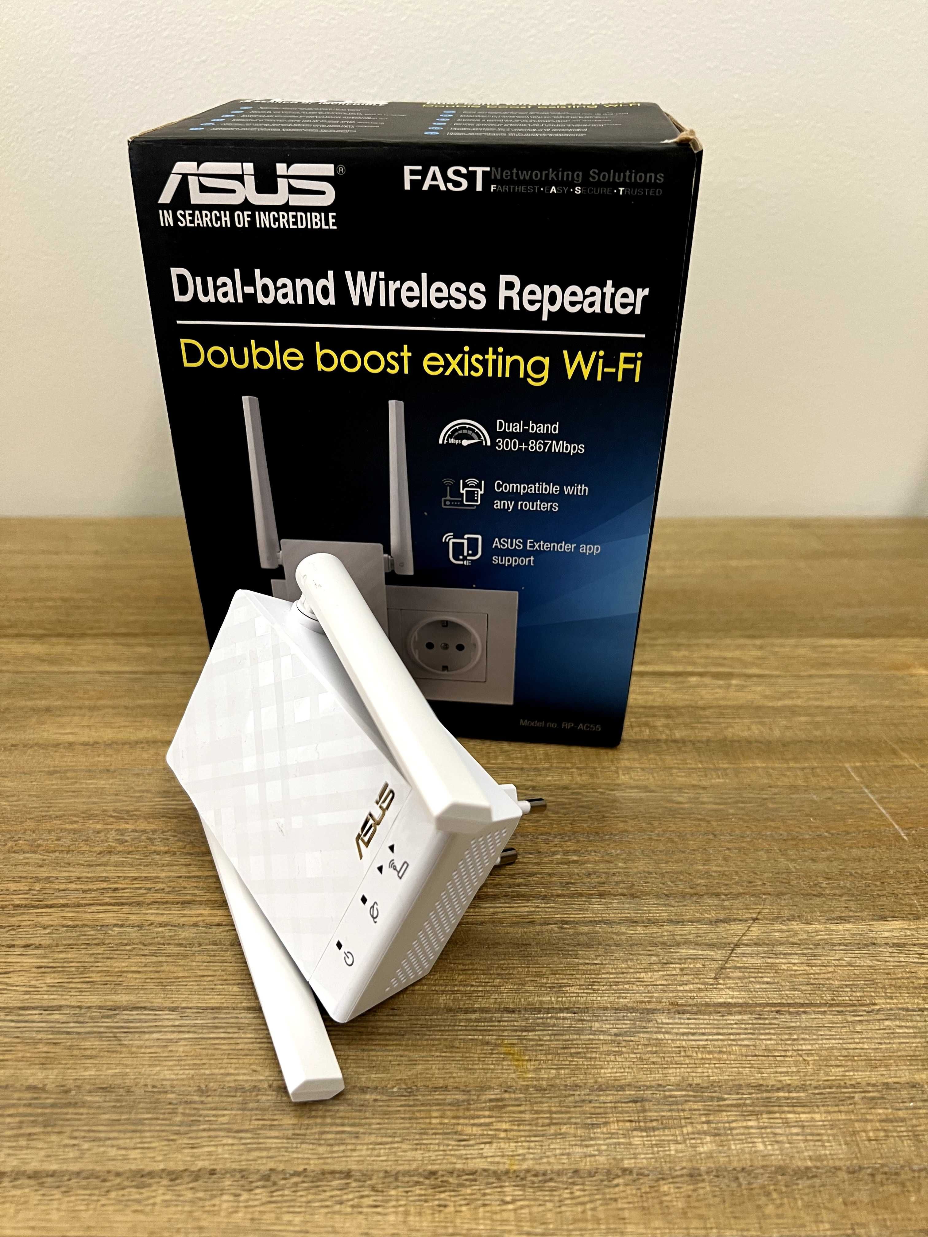 Repetidor de Sinal ASUS AC1200 Dual Band RP-AC55