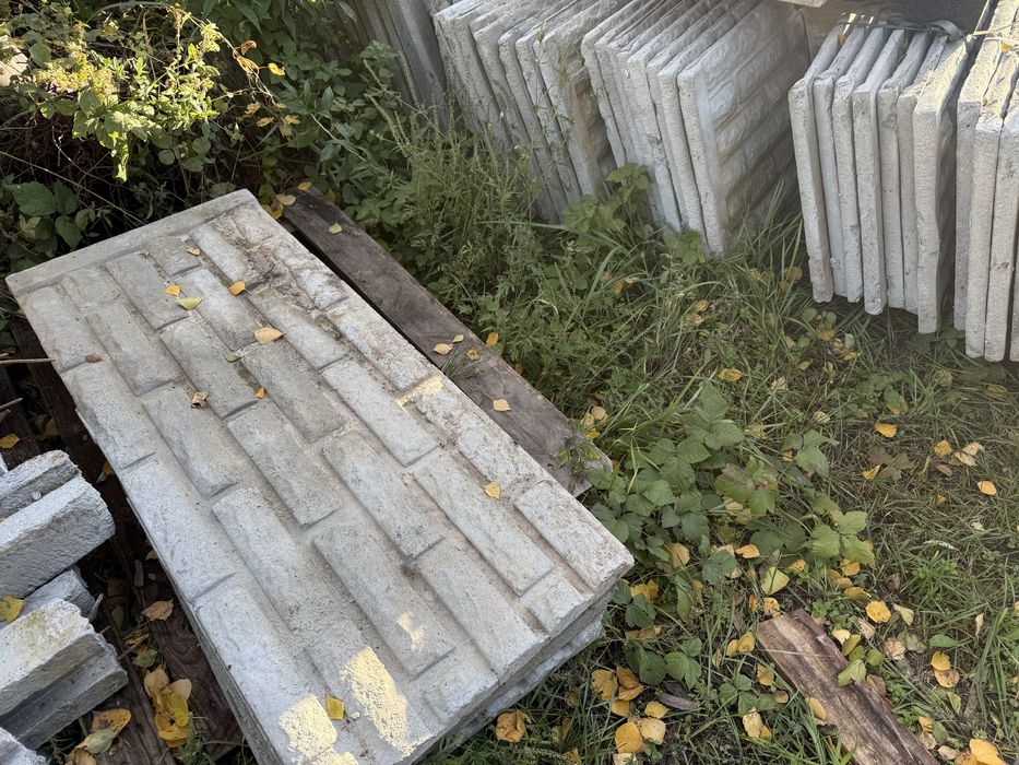 Бетонний забор єврозабор паркан