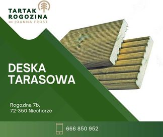 Deska Tarasowa 27 x 145 | sosnowa | impregnowana ciśnieniowo