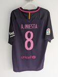 Koszulka FC Barcelona 2016/17 Away XL 8 A. Iniesta Nike