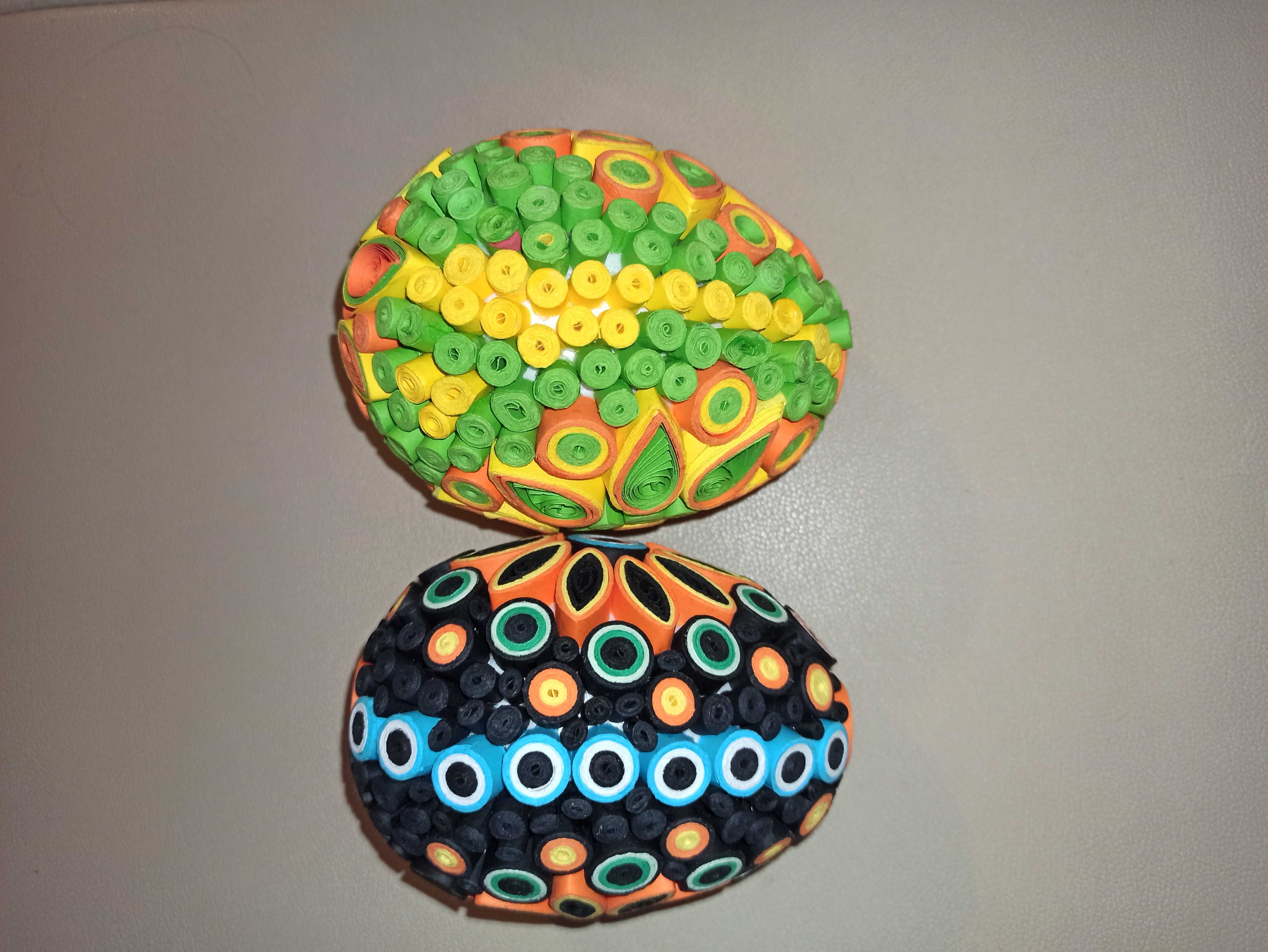 Pisanki quilling 2 sztuki