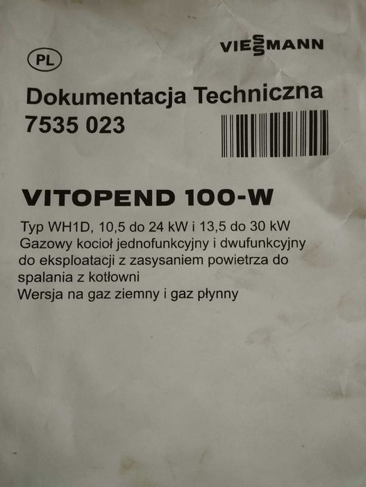 Kocioł gazowy Viessmann