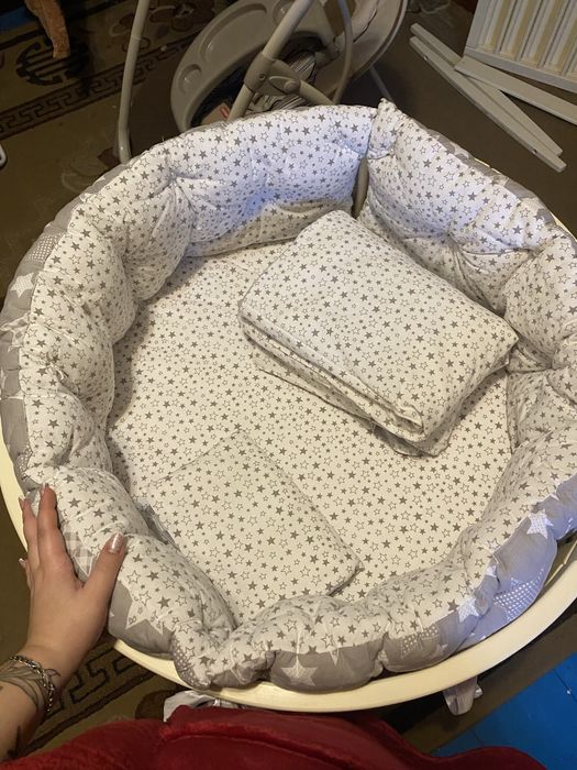 Дитяча кроватка 7/1 з матрацом