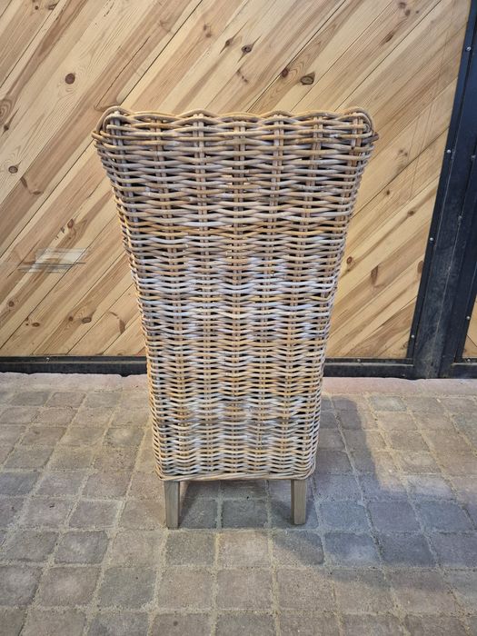 4szt Krzesło rattanowe naturalne | Ogród | Weranda | Restauracja