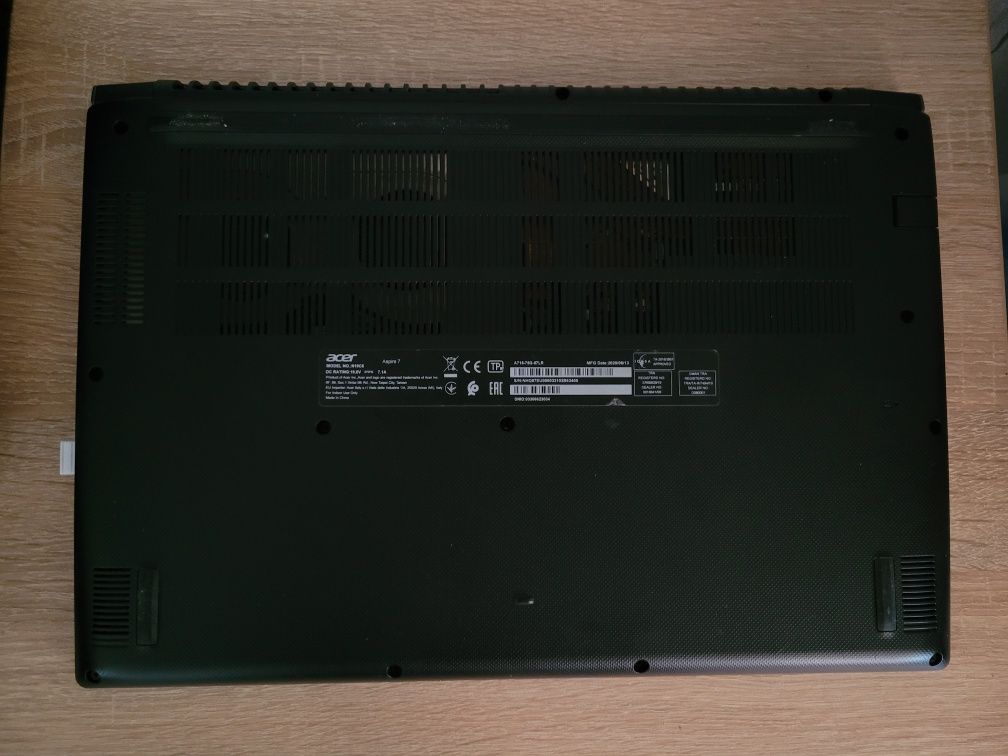 Ноутбук Acer Aspire 7 A715-75G i5-9300H | 32Gb | Nvidia Gtx 1650 4gb