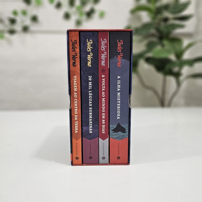 Box livros Jules Verne Português