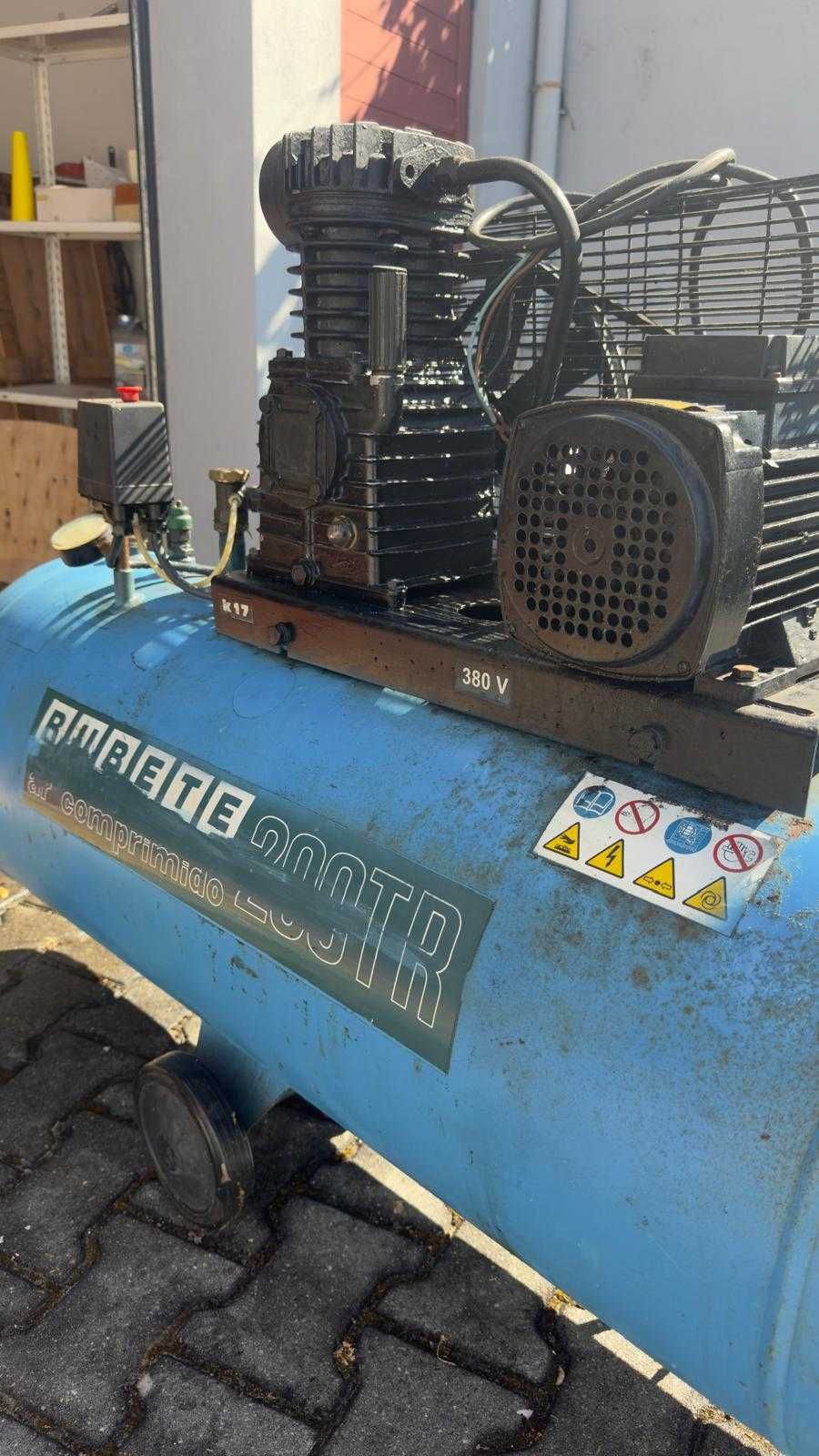 Compressor Industrial RUBETE 190L – 10 bar