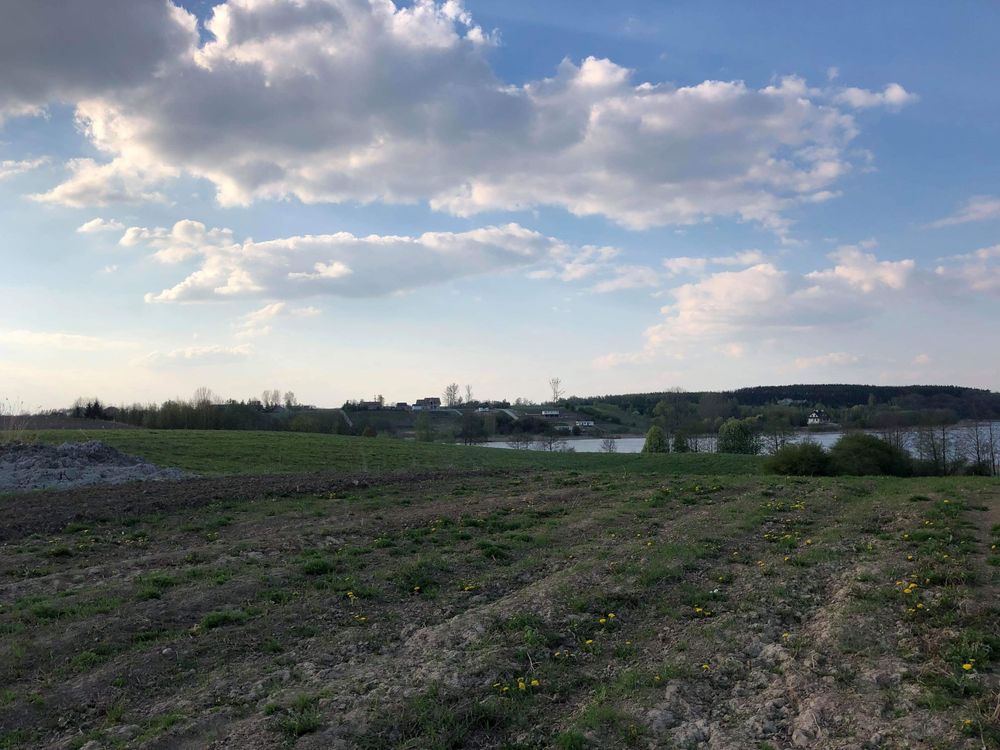Dzialka nad jeziorem Kleszczyn z linia brzegową 1.1 h