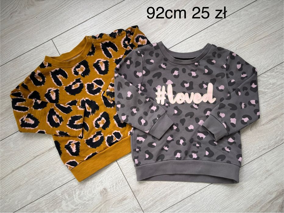 Dwie bluzy dla dziewczynki