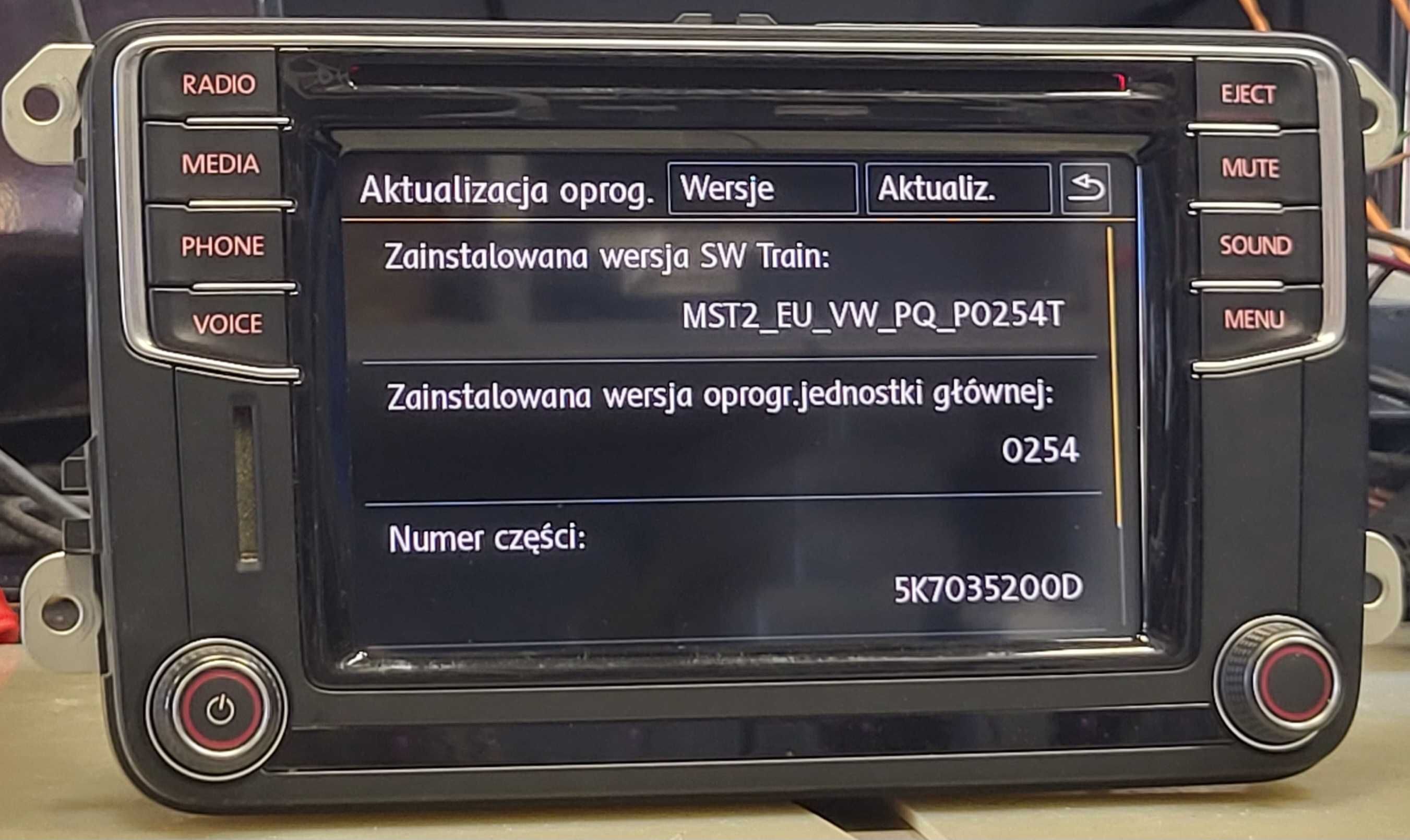 VW Radio Nawigacja Composition Media MIB STD2 PQ NOWY DOTYK !