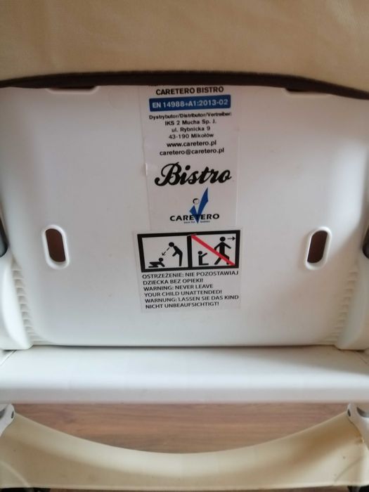 Krzesełko do karmienia BISTRO