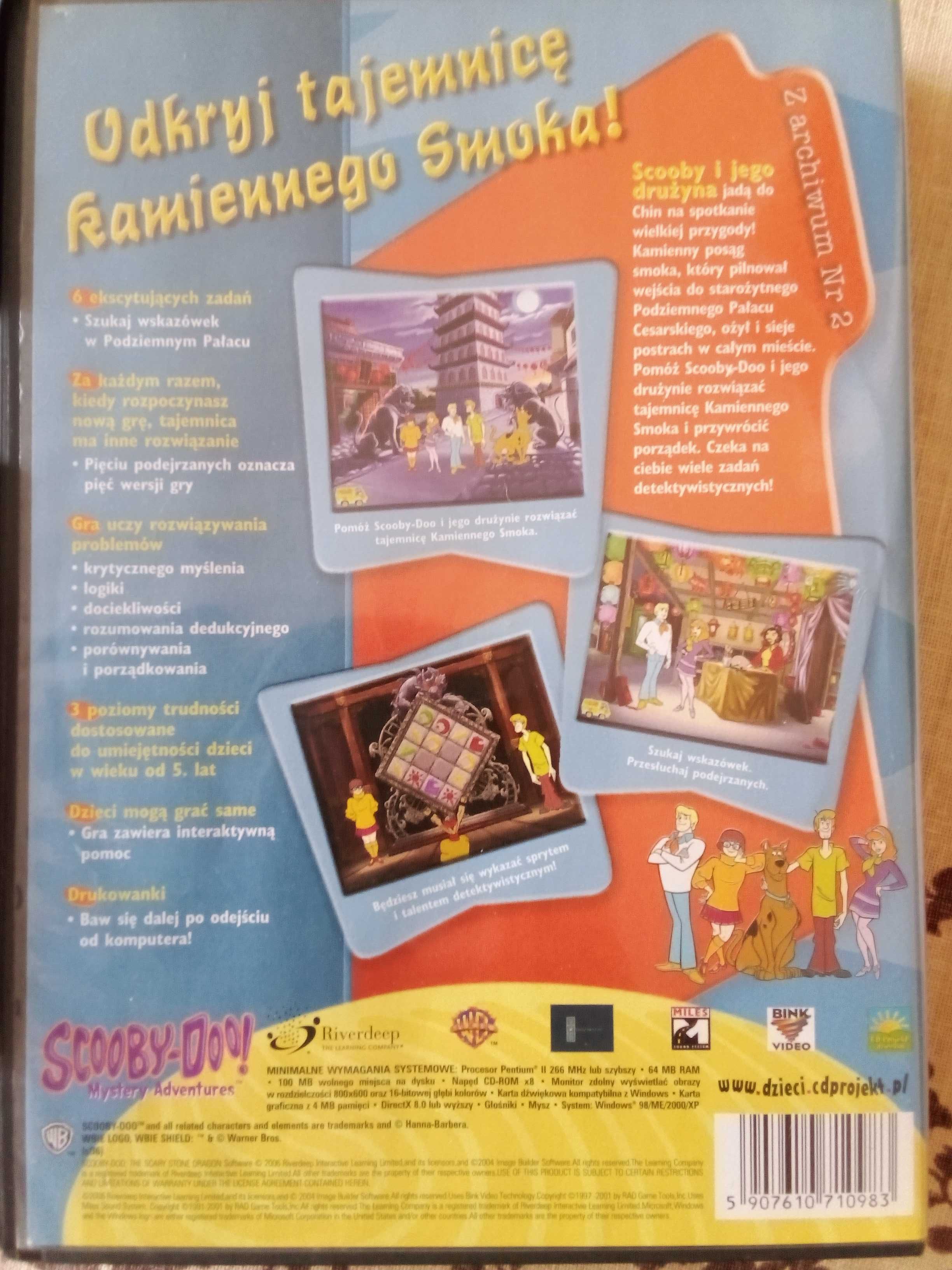 Gra na komputer Scooby-Doo