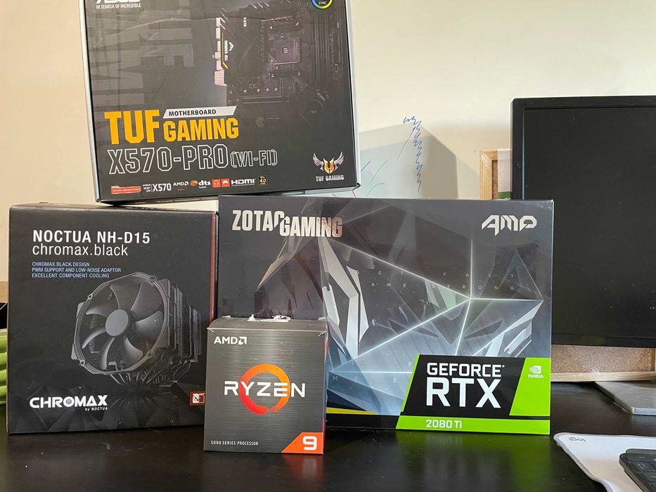 Desktop, 128GB RAM, 1TB SSD, RYZEN 9 5900X, RTX 2080TI