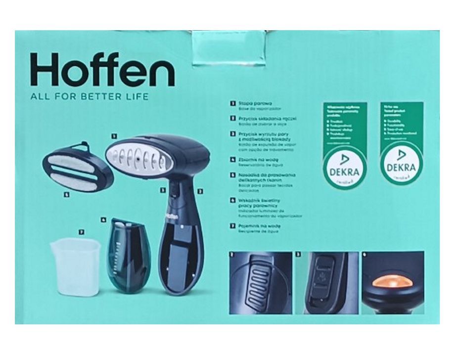 Składana parownica do ubrań Hoffen - 1200W