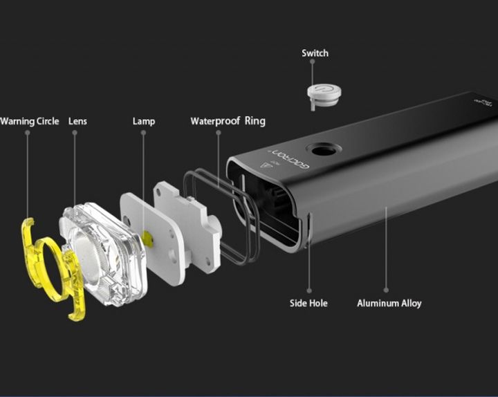 Оригінальна професійна велофара Gaciron V9CP-800 Водонепроникна