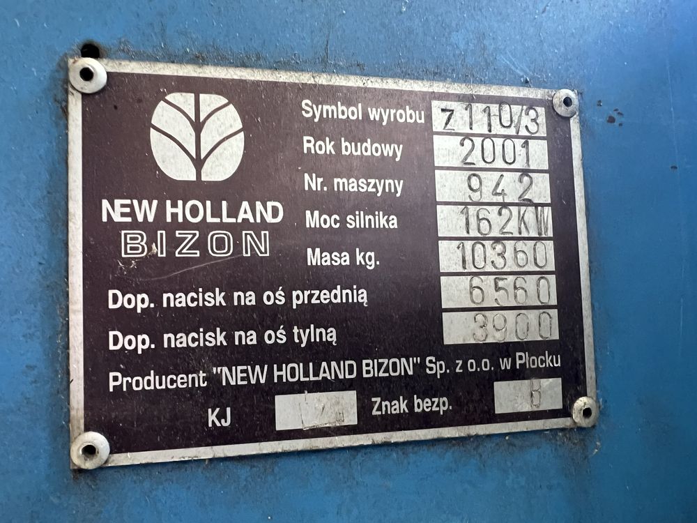 Kombajn BIZON Z110 BS-Hydrostatic, dwa hedery
