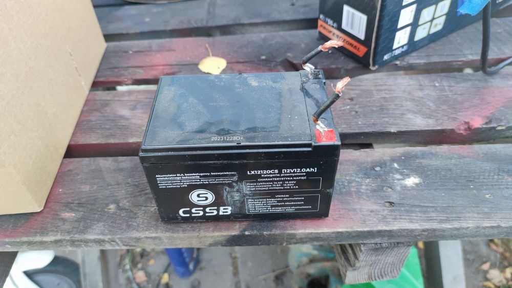 Akumulator z hulajnogi elektrycznej Viron 1000w 12v 12aH