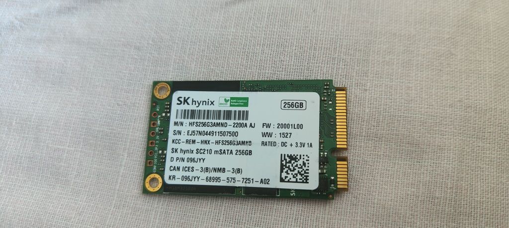 Dysk SSD mSATA SK hynix 256GB