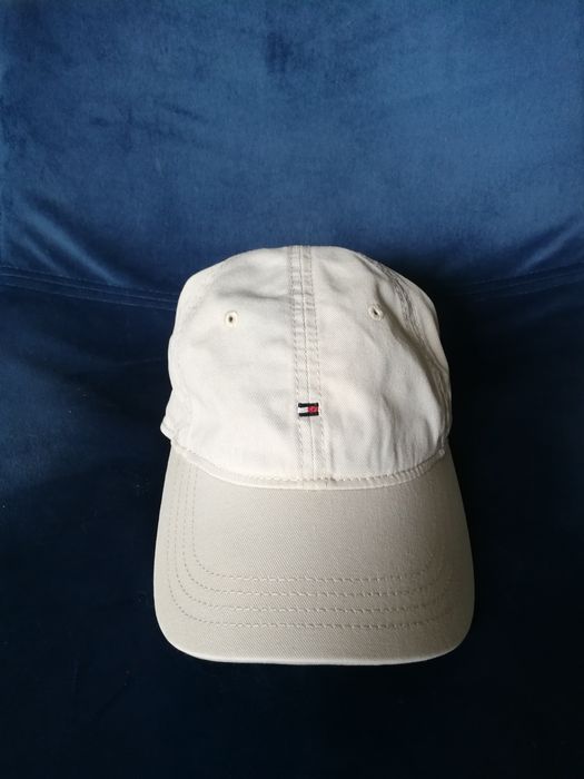 Tommy Jeans Tommy Hilfiger beżowa czapka z daszkiem wiosna lato 2025