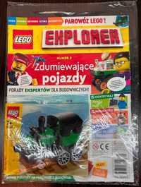 Lego Explorer 3/2021 Zdumiewające pojazdy + Parowóz - NOWE