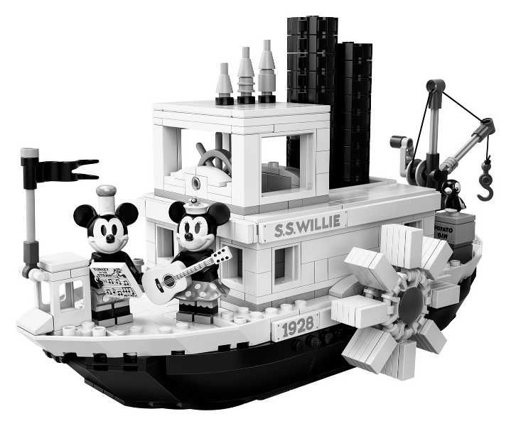 Lego 21317 Steamboat Willie Novo e Selado