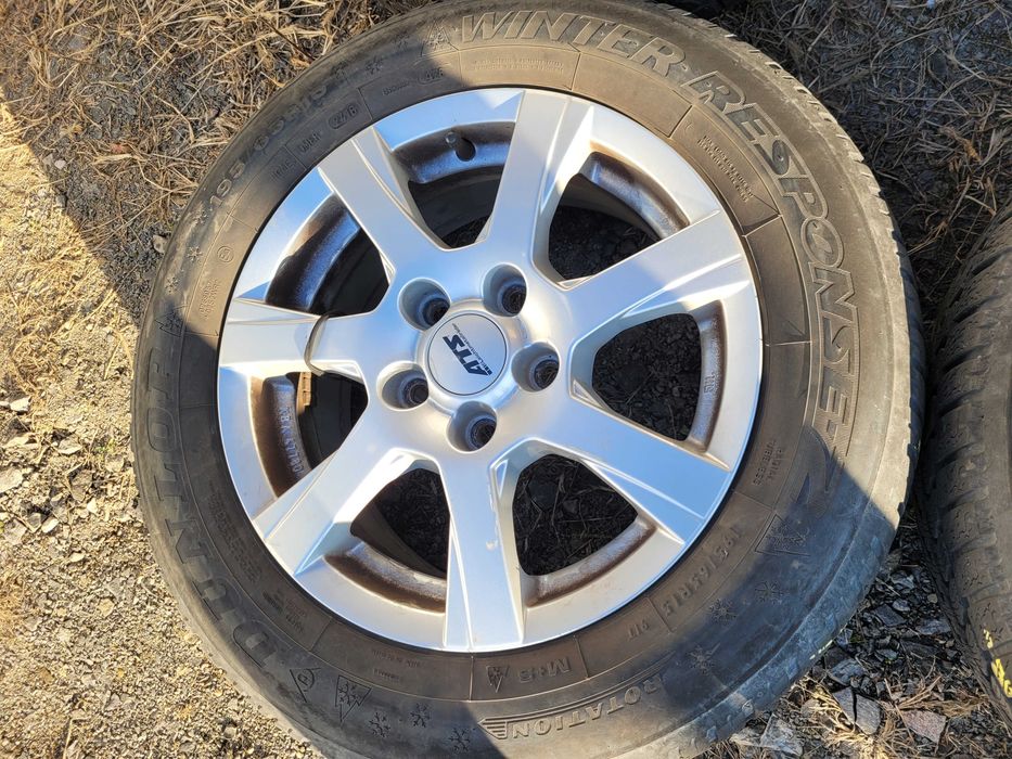 felgi alu ATS grupa VAG 15 cali, plus opony zimowe DUNLOP