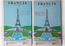 Francja - Mapa samochodowo - turystyczna - 1990 rok