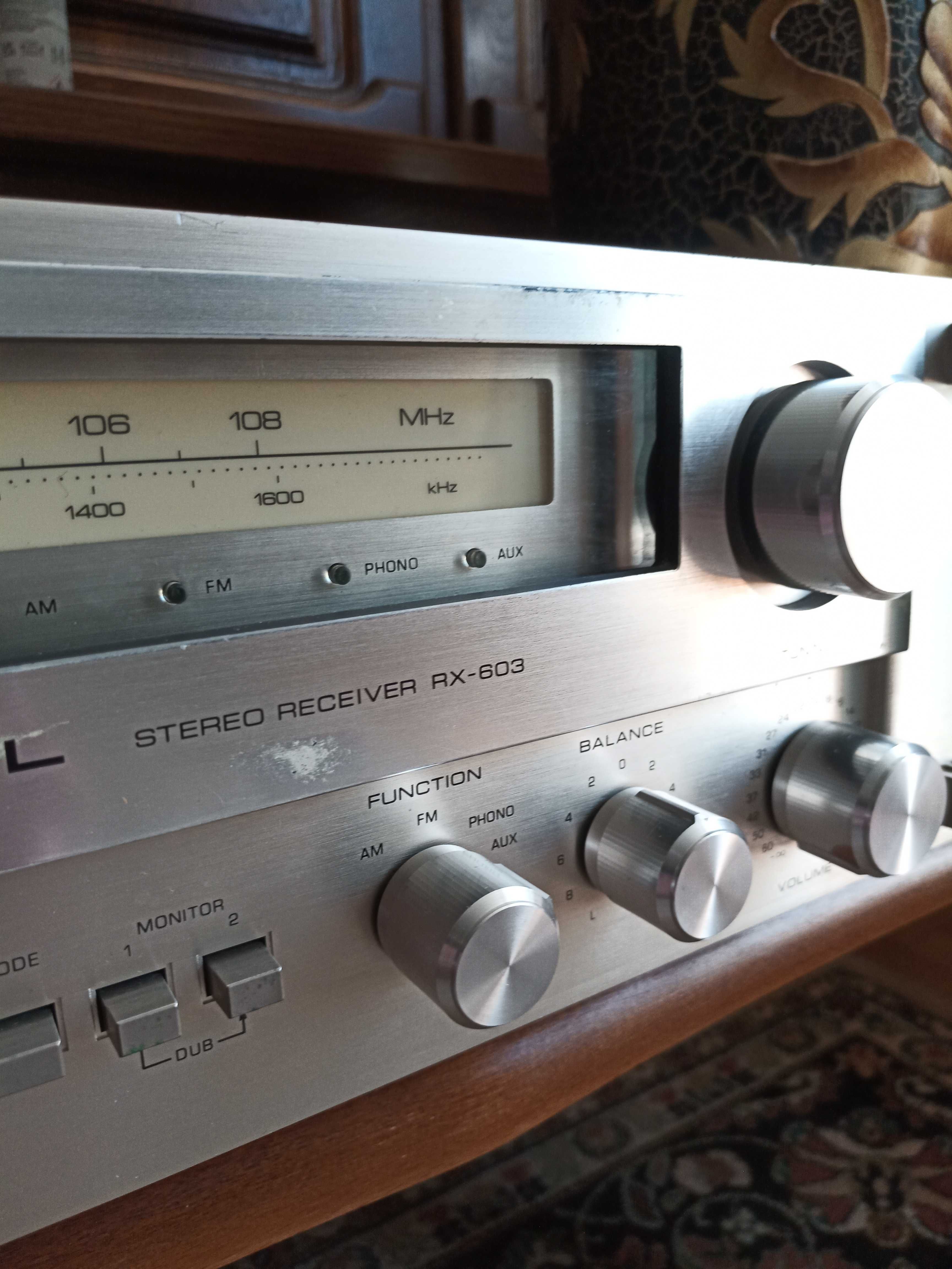 Rotel RX 603 - piękny amplituner. Vintage